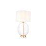 Gallery Direct Kelda Oval Table Lamp Satin Brass Vintage White Gallery Direct Kelda Oval Table Lamp Satin Brass Vintage White