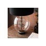 Gallery Direct Kelda Oval Table Lamp Clear Glass Black Gallery Direct Kelda Oval Table Lamp Clear Glass Black
