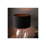 Gallery Direct Kelda Oval Table Lamp Clear Glass Black Gallery Direct Kelda Oval Table Lamp Clear Glass Black