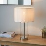 Gallery Direct Lessina Table Lamp Nickel Gallery Direct Lessina Table Lamp Nickel