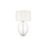 Gallery Direct Kelda Oval Table Lamp Bright Nickel Gallery Direct Kelda Oval Table Lamp Bright Nickel
