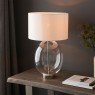 Gallery Direct Kelda Oval Table Lamp Bright Nickel Gallery Direct Kelda Oval Table Lamp Bright Nickel
