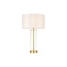 Gallery Direct Lessina Table Lamp Brushed Gold