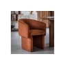 Gallery Direct Holm Dining Chair in Rust Gallery Direct Holm Dining Chair in Rust