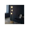 Gallery Direct Teo 3 Floor Lamp Brushed Gold