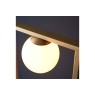 Gallery Direct Teo 3 Floor Lamp Brushed Gold Gallery Direct Teo 3 Floor Lamp Brushed Gold