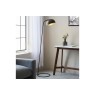 Gallery Direct Brair 1 Floor Light Matt Black & Antique Brass