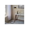 Gallery Direct Brair 1 Floor Light Matt Black & Antique Brass