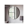 Gallery Direct Bowie Round Mirror Black 800x800mm Gallery Direct Bowie Round Mirror Black 800x800mm
