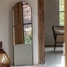 Gallery Direct Holworth Arch Mirror Black 450x35x1500mm Gallery Direct Holworth Arch Mirror Black 450x35x1500mm