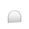 Gallery Direct Holworth Overmantle Mirror Black 900x1100mm Gallery Direct Holworth Overmantle Mirror Black 900x1100mm