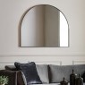 Gallery Direct Holworth Overmantle Mirror Black 900x1100mm Gallery Direct Holworth Overmantle Mirror Black 900x1100mm