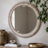 Gallery Direct Pimlico Round Mirror White Wash 900mm Gallery Direct Pimlico Round Mirror White Wash 900mm