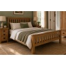 Salisbury Waxed Premium Oak Slatted Bed Frame