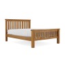 Salisbury Waxed Premium Oak Slatted Bed Frame
