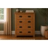Salisbury Waxed Premium Oak 4 Drawer Chest Of Drawers