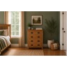 Salisbury Waxed Premium Oak 4 Drawer Chest Of Drawers