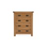 Salisbury Waxed Premium Oak 4 Drawer Chest Of Drawers Salisbury Waxed Premium Oak 4 Drawer Chest Of Drawers