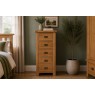 Salisbury Waxed Premium Oak Tallboy Chest Of Drawers
