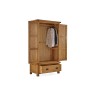 Salisbury Waxed Premium Oak Gents Wardrobe Salisbury Waxed Premium Oak Gents Wardrobe