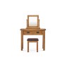 Salisbury Waxed Premium Oak Dressing Table Stool Salisbury Waxed Premium Oak Dressing Table Stool