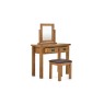 Salisbury Waxed Premium Oak Dressing Table Stool Salisbury Waxed Premium Oak Dressing Table Stool