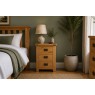 Salisbury Waxed Premium Oak Wide Bedside Table