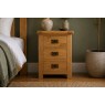 Salisbury Waxed Premium Oak Wide Bedside Table