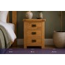 Salisbury Waxed Premium Oak Wide Bedside Table Salisbury Waxed Premium Oak Wide Bedside Table