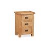 Salisbury Waxed Premium Oak Wide Bedside Table