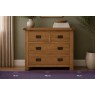 Salisbury Waxed Premium Oak 2 Over 2 Chest Of Drawers Salisbury Waxed Premium Oak 2 Over 2 Chest Of Drawers