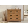 Salisbury Waxed Premium Oak 2 Over 2 Chest Of Drawers Salisbury Waxed Premium Oak 2 Over 2 Chest Of Drawers
