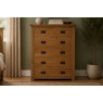 Salisbury Waxed Premium Oak 2 Over 4 Chest Of Drawers