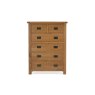 Salisbury Waxed Premium Oak 2 Over 4 Chest Of Drawers Salisbury Waxed Premium Oak 2 Over 4 Chest Of Drawers