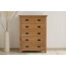Salisbury Waxed Premium Oak 2 Over 4 Chest Of Drawers