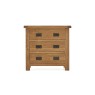 Salisbury Waxed Premium Oak 3 Drawer Chest Of Drawers Salisbury Waxed Premium Oak 3 Drawer Chest Of Drawers