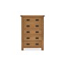 Salisbury Waxed Premium Oak 5 Drawer Chest Of Drawers Salisbury Waxed Premium Oak 5 Drawer Chest Of Drawers