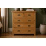Salisbury Waxed Premium Oak 2 Over 3 Chest Of Drawers Salisbury Waxed Premium Oak 2 Over 3 Chest Of Drawers