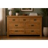 Salisbury Waxed Premium Oak 3 Over 4 Chest Of Drawers
