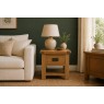Salisbury Waxed Premium Oak Lamp Table With Drawer Salisbury Waxed Premium Oak Lamp Table With Drawer