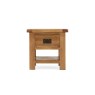 Salisbury Waxed Premium Oak Lamp Table With Drawer Salisbury Waxed Premium Oak Lamp Table With Drawer