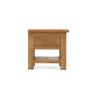 Salisbury Waxed Premium Oak Lamp Table With Drawer Salisbury Waxed Premium Oak Lamp Table With Drawer