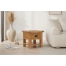 Salisbury Waxed Premium Oak Lamp Table With Drawer Salisbury Waxed Premium Oak Lamp Table With Drawer