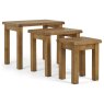 Salisbury Waxed Premium Oak Nest Of Tables - Self Assembly Salisbury Waxed Premium Oak Nest Of Tables - Self Assembly