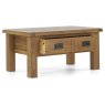 Salisbury Waxed Premium Oak Coffee Table With Drawer Salisbury Waxed Premium Oak Coffee Table With Drawer