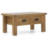 Salisbury Waxed Premium Oak Coffee Table With Drawer Salisbury Waxed Premium Oak Coffee Table With Drawer