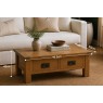 Salisbury Waxed Premium Oak Coffee Table With Drawer Salisbury Waxed Premium Oak Coffee Table With Drawer