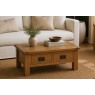 Salisbury Waxed Premium Oak Coffee Table With Drawer Salisbury Waxed Premium Oak Coffee Table With Drawer
