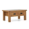 Salisbury Waxed Premium Oak Coffee Table With Drawer Salisbury Waxed Premium Oak Coffee Table With Drawer