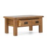 Salisbury Waxed Premium Oak Coffee Table With Drawer Salisbury Waxed Premium Oak Coffee Table With Drawer